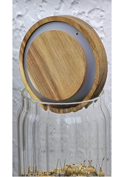 1000 Ml Akasya Kapaklı Cam Yuvarlak Kavanoz Yuvarlak Baharat & Erzak Saklama Kabı Açık Kahverengi - Şeffaf 1000 Ml Akasya Kapaklı Cam Yuvarlak Kavanoz Yuvarlak Baharat & Erzak Saklama Kabı Açık Kahverengi - Şeffaf