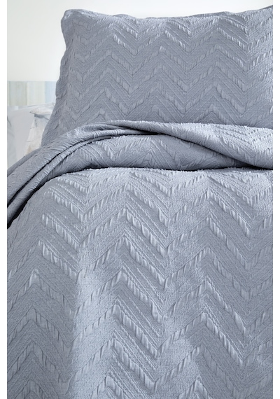 Yataş Bedding Curly Çift Kişilik Yatak Örtüsü Seti - İndigo