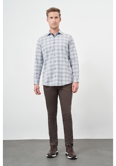 İmza Koyu Mavi Uzun Kol Ekose Desen Gabardin Sert Yaka Cepsiz Pamuklu Classic Comfort Fit Gömlek 1004245165 Koyu Mavi İmza Koyu Mavi Uzun Kol Ekose Desen Gabardin Sert Yaka Cepsiz Pamuklu Classic Comfort Fit Gömlek 1004245165 Koyu Mavi