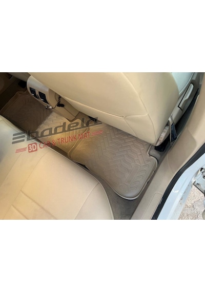 Volkswagen Passat B7 2011-2012 Arası 3d Kauçuk Havuzlu Bej Paspas
