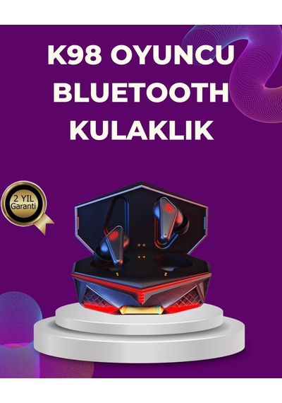 Kablosuz Bluetooth Gaming Kulaklık Led Işıklı Belirtilmemiş