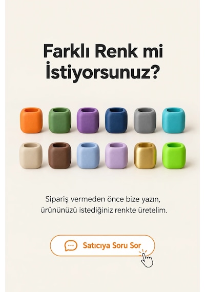 Makyaj Fırçası Ve Kalem Düzenleyici Masaüstü Organizer Kutu - 8 Cm Siyah