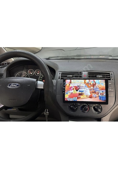 For-x Ford C-max 2004-2010 -9''android Gerçek 2+32 Gb / 4 Çekirdek 1.6ghz / Wıfı 5.0ghz / Bt 5.4-kablosuz Carplay-hd Kameralı 9"