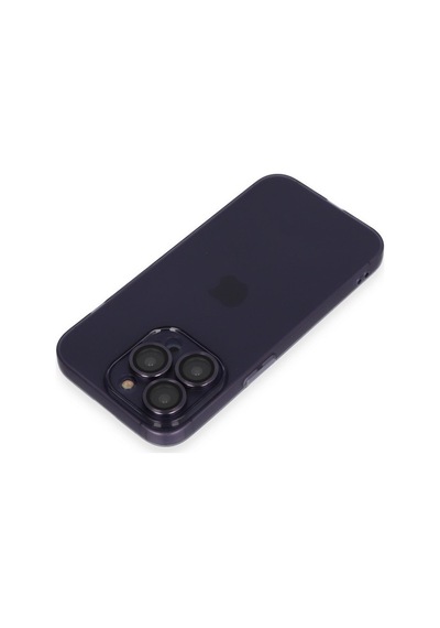 İphone 14 Pro Max Kılıf Luko Lens Silikon - Siyah