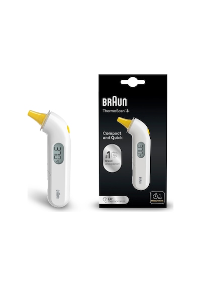 Braun IRT3030 Kulaktan Ateş Ölçer Beyaz