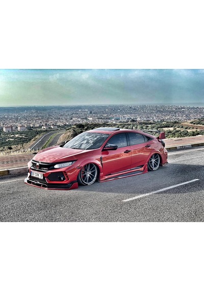 Honda Civic (Plastik) Fc5 Ön Lip Custom