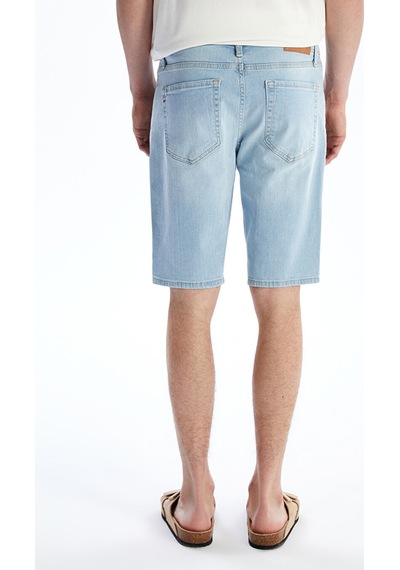 Lcw Jeans İndigo Slim Fit Erkek Jean Şort
