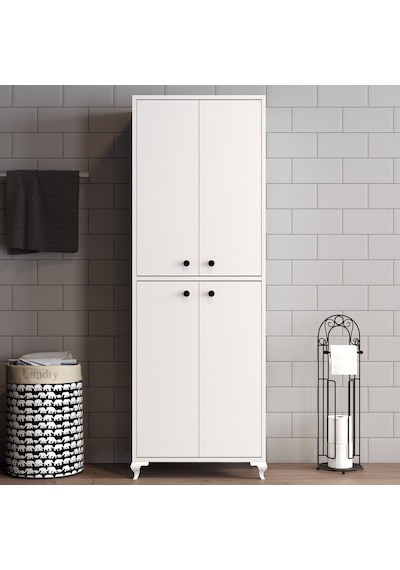 Moxen Mobilya Beyaz Çok Amaçlı Dolap Bd1001Byz