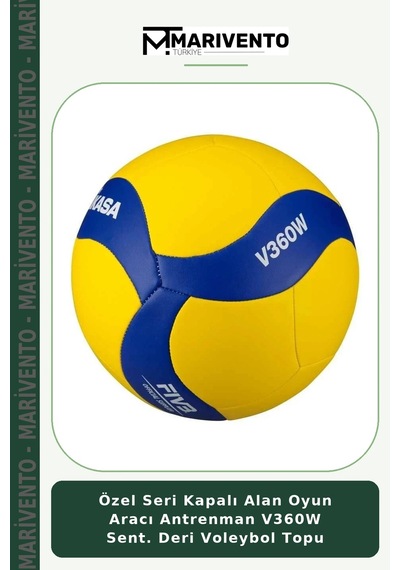 Özel Seri Kapalı Alan Oyun Aracı Antrenman V360w Sent. Deri Voleybol Topu Çok Renkli