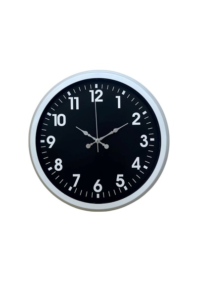 White Pure Kontrast 40 Cm Metal Duvar Saati Diğer