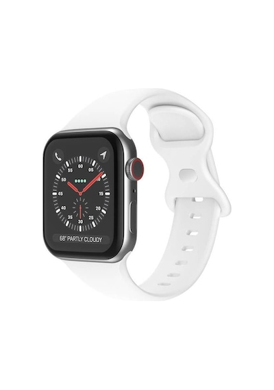 Apple Uyumlu  Watch Ultra , Ultra 2 , 9 , 10 Silikon Kordon Kayış - S/m Beden 38/40/41mm