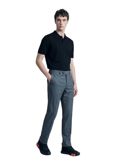 Anthony Jackson Premium Erkek Triko Polo Yaka T-shirt Giovanni Siyah