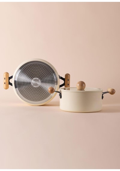 The Mia Cucina Di Mia Derin Tencere 20 Cm Cdm0003 Beyaz