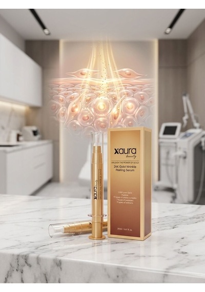 X-aura Beauty 24k Gold & Peptit Lifting Etkili Kırışıklık Karşıtı Peeling Serum 20 Ml