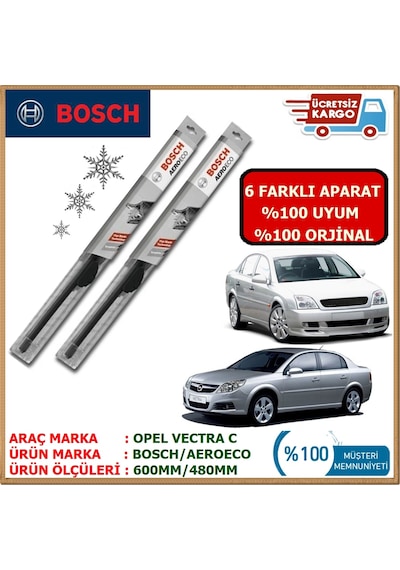 Opel Vectra C Ön Silecek Takımı