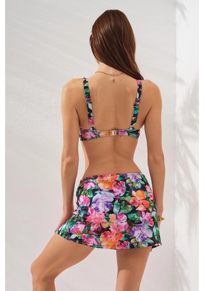 Pierre Cardin Pearl Etekli Fra Bikini Takım Üçlü Set Violet 231228 Pembe