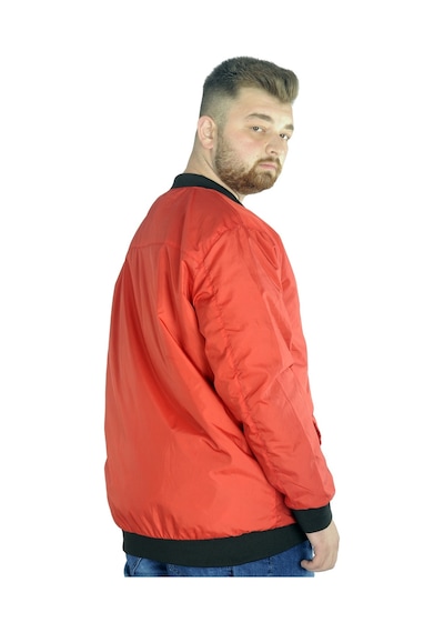 Mode Xl Erkek Kolej Mont Fermuarlı Jesica 22612 Kırmızı 001