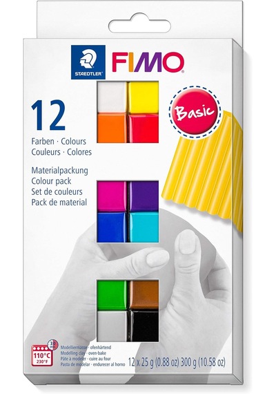 8023 C12-1 Mp Soft Modelleme Kili Ana Renkler 25 Gr X 12 Blok Açık Bej