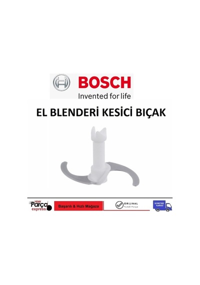 Bosch Uyumlu Msm65Per El Blenderi Kesici Bıçak / Doğrayıcı Bıçak