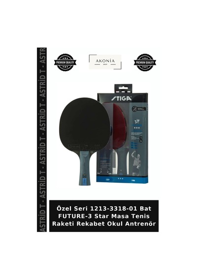 Özel Seri 1213-3318-01 Bat Future-3 Star Masa Tenis Raketi Rekabet Okul Antrenör