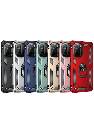 Poco F3 Kılıf Tchs Vega Kapak - Gri Gri