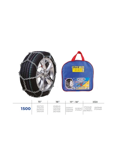 Patinaj - 693 - Zinciri 4x4 Jeep - Minibüs Ve Hafif Tic.araç Zincir Ebatları İçin - Csmo-tex - Resime Bakınız