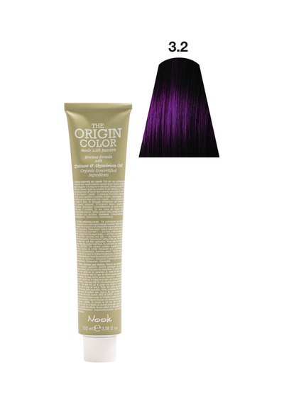 Nook Origin Color Profesyonel Saç Boyası 100 ML Viyole Koyu Kahve