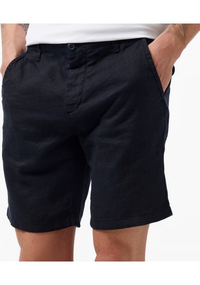 Nautica Erkek Siyah Slim Fit Keten Şortdüzb35214t