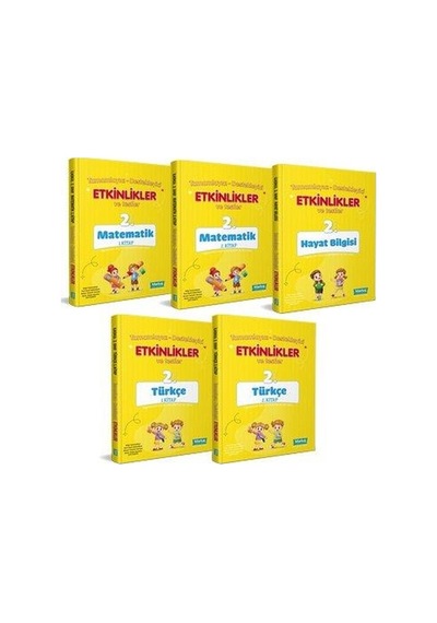 2.Sınıf 5 Kitap Set Etkinlikli - Markaj Yayınları