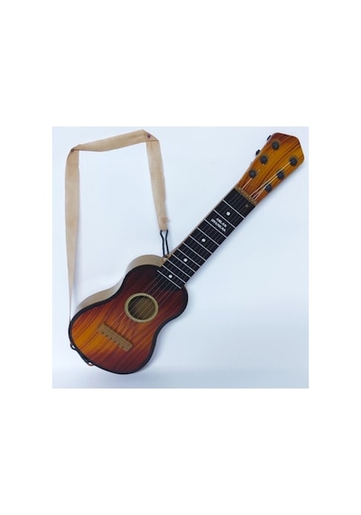 Kahverengi Oyuncak Ispanyol Gitar 6 Telli