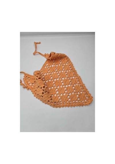 Örgü Bandana Saç Bandanası Çok Renkli