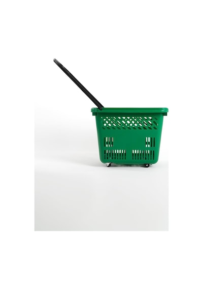 Tekerlekli Market Sepeti Tekerlekli Alışveriş Sepeti 54 L Yeşil