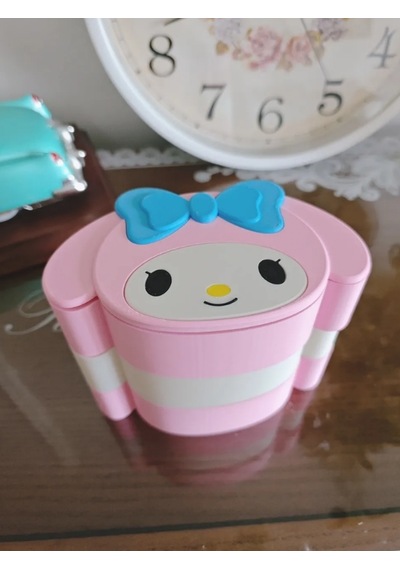 My Melody Şekilli Çekmeceli Düzenleyici Kutu Beyaz