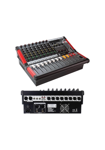 Maxword Rps-8c-1100 Amfili Power Mikser 2x550w Mixer 2x99 Dsp Efektli