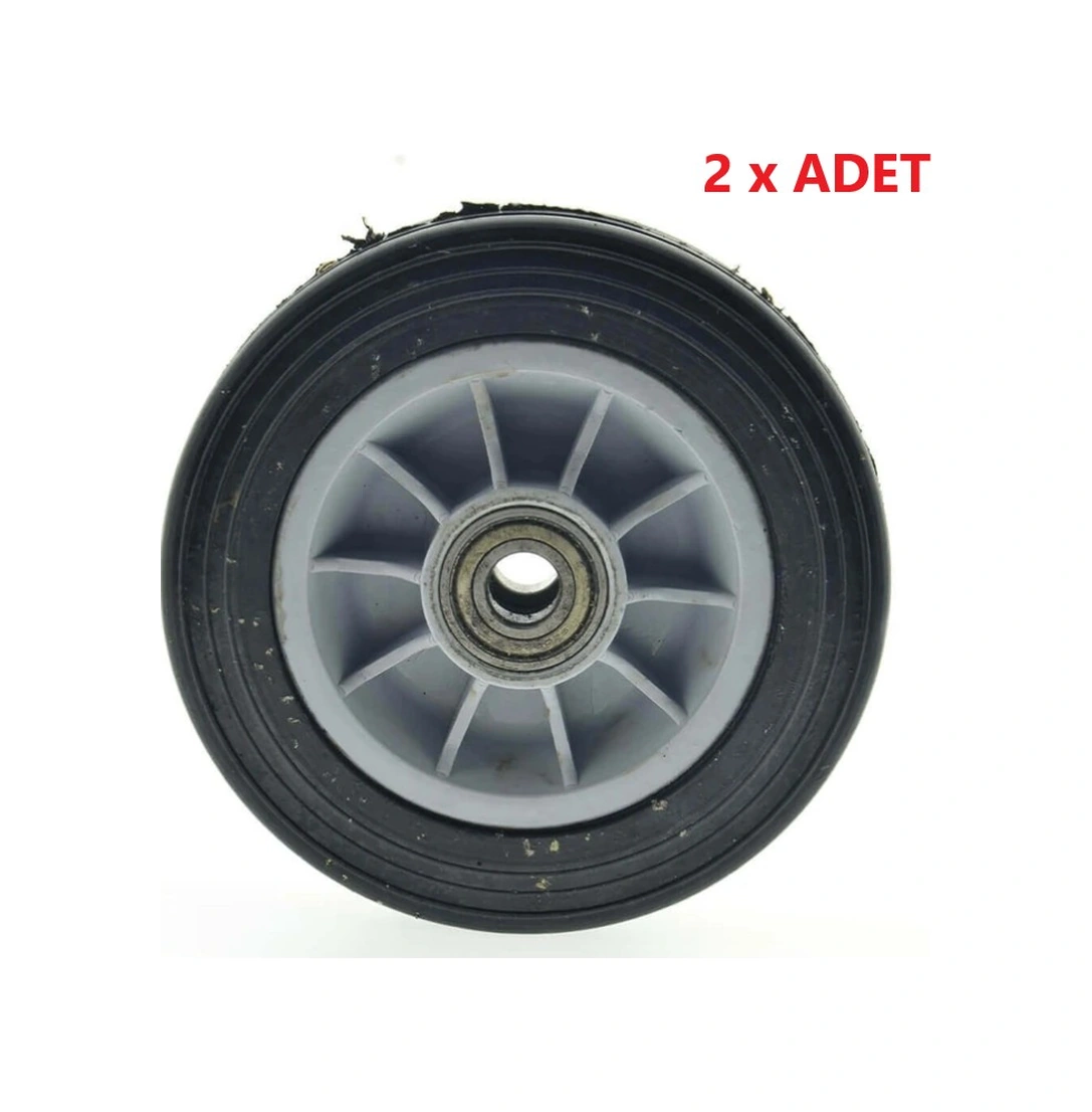 Plastik Jantlı Rulmanlı Dolma Tekerlek 150x35x15 Mm-2 Adet