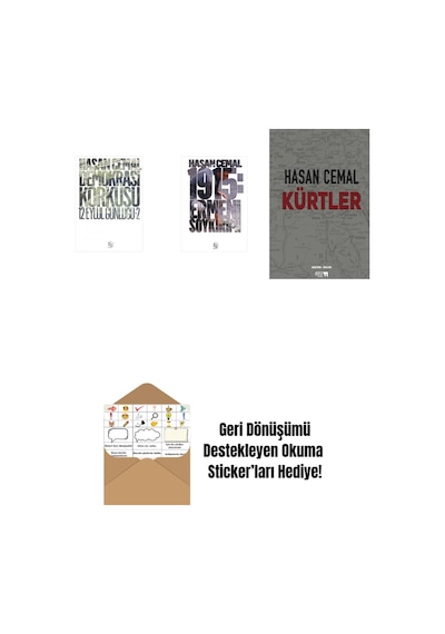 Demokrasi Korkusu + 1915: Ermeni Soykırımı + Kürtler + Okuma Sticker'ları