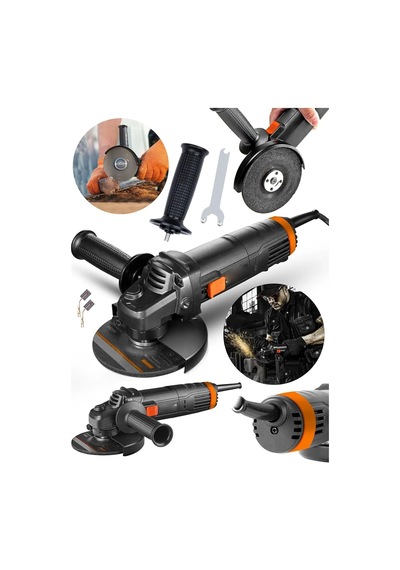 Tr Pro Metal Şanzuman Bakır Sargılı Avuç Içi Taşlama Demir Metal Kesme Makinesi Sprel 125 Mm