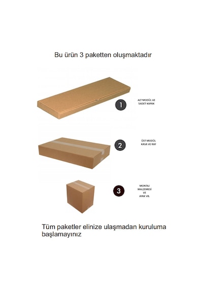 Tvr1802a - Ferrotvr180 Tv Ünitesi Takımı Antrasit 180cm Antrasit
