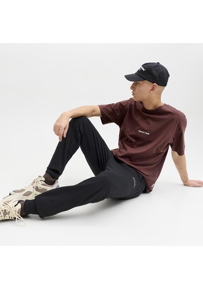 Jack & Jones Erkek Nakis Detayli Regular Fit Esofman Alti - Gordon - 12288641 Siyah