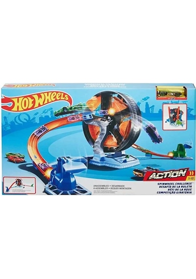 Hot Wheels Dönen Tekerlek Macerası Yarış Seti Gjm77