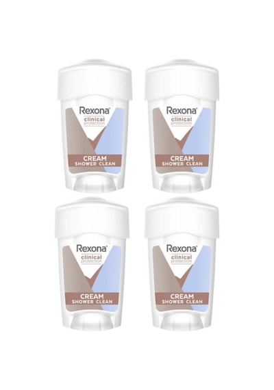Rexona Clinical Clean Stick Clinical Protection Shower Clean Kadın Stick Deodorant 45 ML x 4