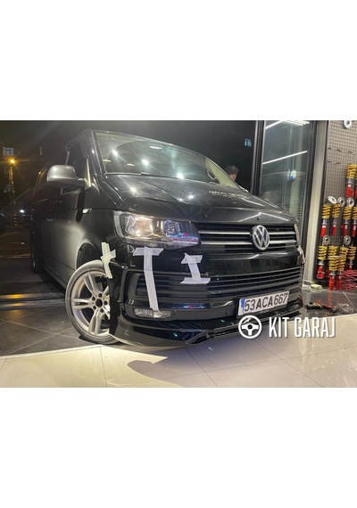 Kit Garaj Volkswagen Transporter T7 Abt 3 Parça Ön Ek Plastik Boyasız