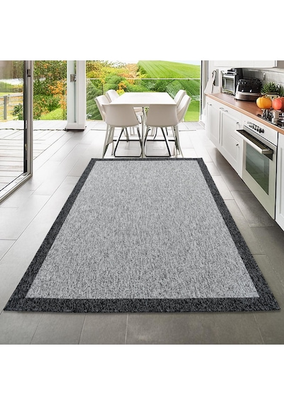 Capri Modern Gri Sisal Dokuma Halı Salon Halısı Mutfak Balkon Halısı Koridor Halısı 13345a Gri
