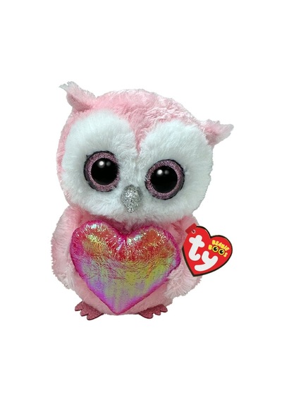 Ty Pelush Reg Whisper - Owl Heart Ty37396 Çok Renkli