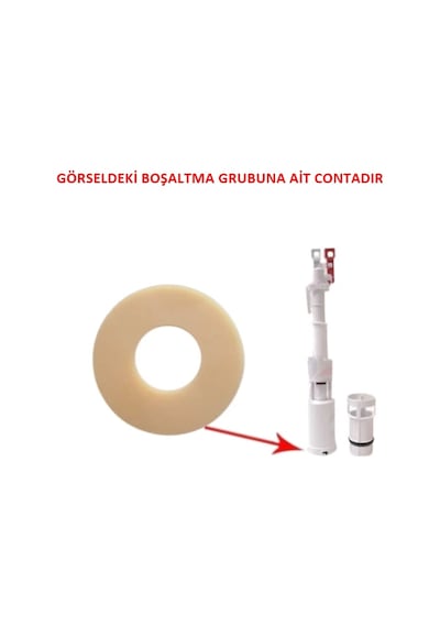 Kale Versus Gömme Rezervuar Boşaltma Grubu Contası Bej