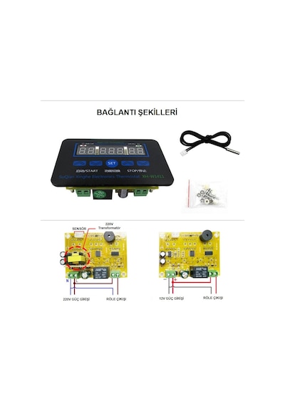 Xh-w1411 12Volt Dijital Termostat