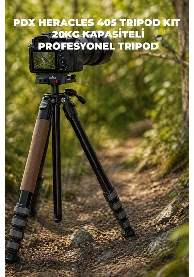 Pdx Heracles 405 Tripod Kit 20kg Kapasiteli Profesyonel Tripod