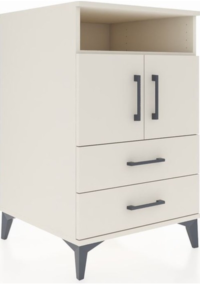 Kronos Komodin 2 Raflı 2 Çekmeceli 2 Kapaklı 60x59x96 Aytaşı-... Aytaşı
