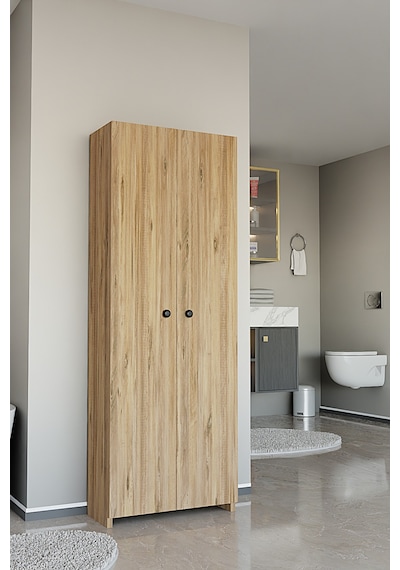 Alpaevmobilya Çok Amaçlı 2 Kapaklı 5 Raflı 150 Cm Banyo Dolabı Organizer Düzenleyici Ve Çamaşır Odası Dolabı Atlantik Çam Alpaevmobilya Çok Amaçlı 2 Kapaklı 5 Raflı 150 Cm Banyo Dolabı Organizer Düzenleyici Ve Çamaşır Odası Dolabı Atlantik Çam