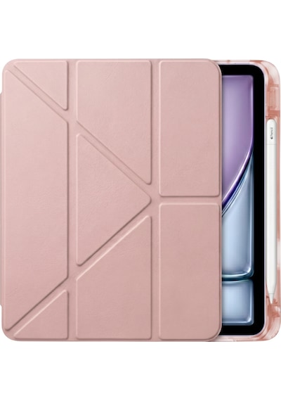 Ps Apple Uyumlu iPad Air 11 İnç M4 / M3 / M2 Tri Folding Standlı Kılıf - Pembe Kapaklı Kılıf Ps Apple Uyumlu iPad Air 11 İnç M4 / M3 / M2 Tri Folding Standlı Kılıf - Pembe Kapaklı Kılıf